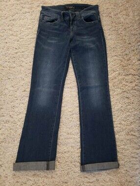 Guess Women's Dark Blue Wide-Leg Jeans